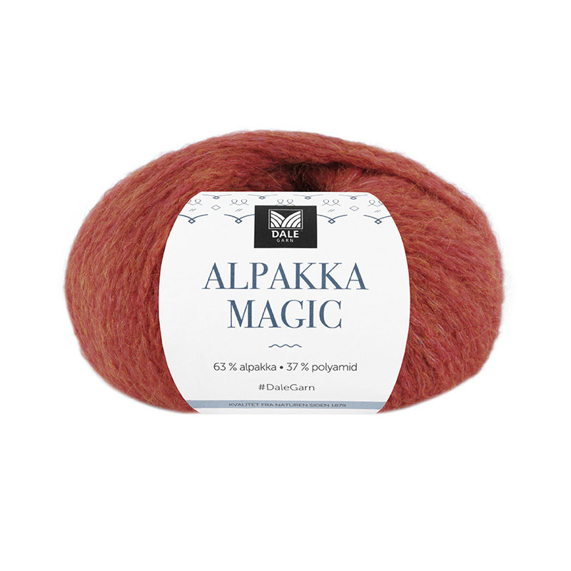 Alpakka-Magic_306_Rød-terracotta_Banderole Alpakka Magic 306